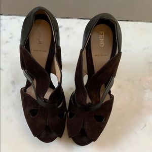 Fendi platform heels